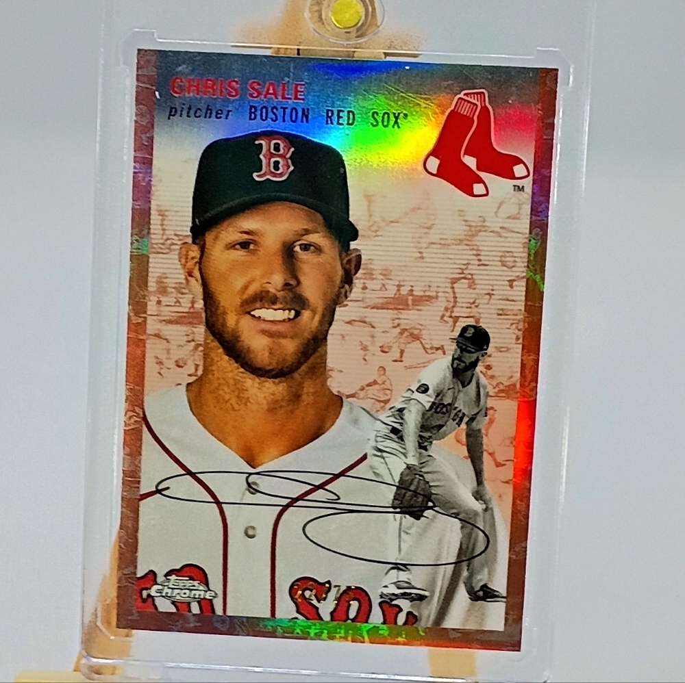SP 22/75 Topps Chrome Rose Gold Toile #276 Chris Sale Pitcher 2023